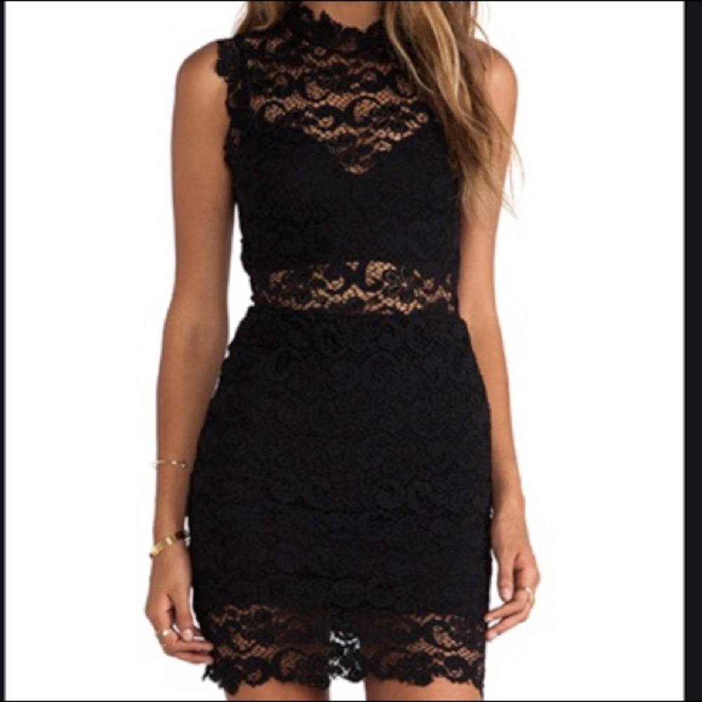 Nightcap Dixie Lace Cutout Dress